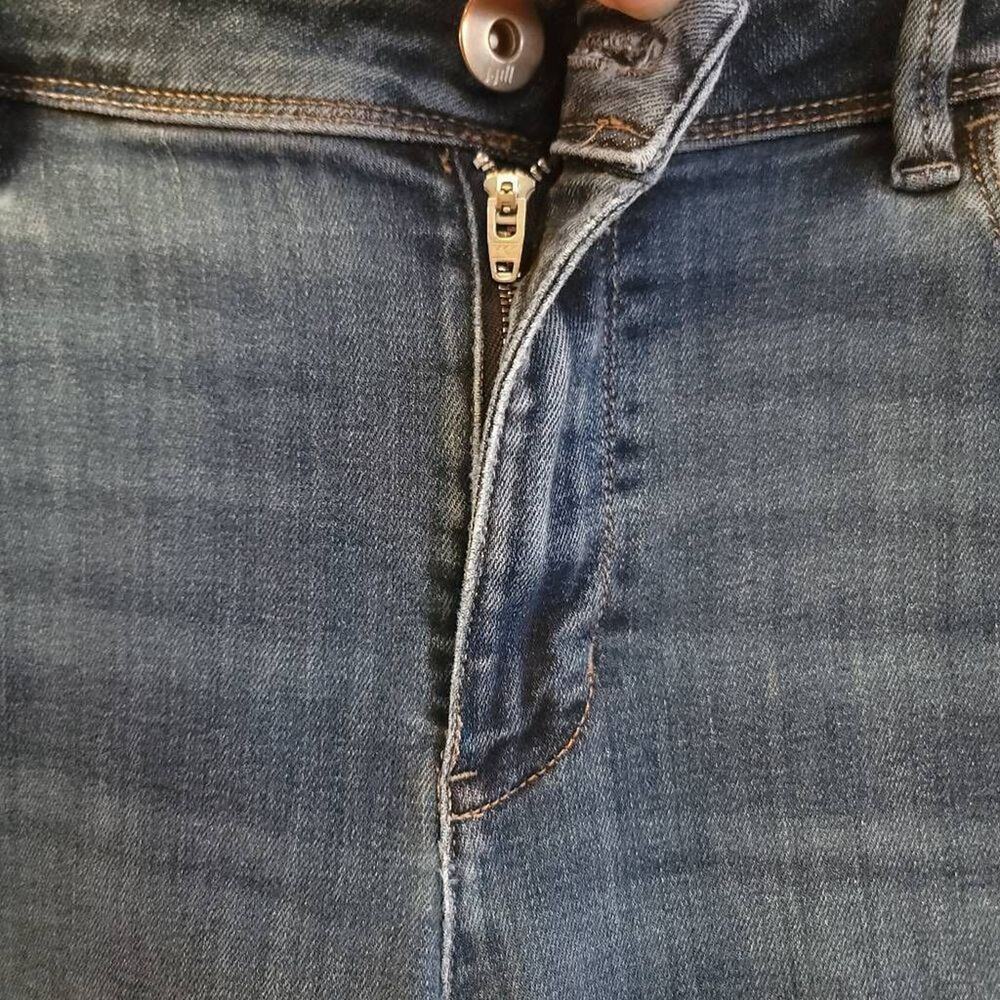 J Jill Denim Slim Ankle Jeans Size 12 Women's Pants Jean Authentic Fit Blue Jean - Picture 5 of 6